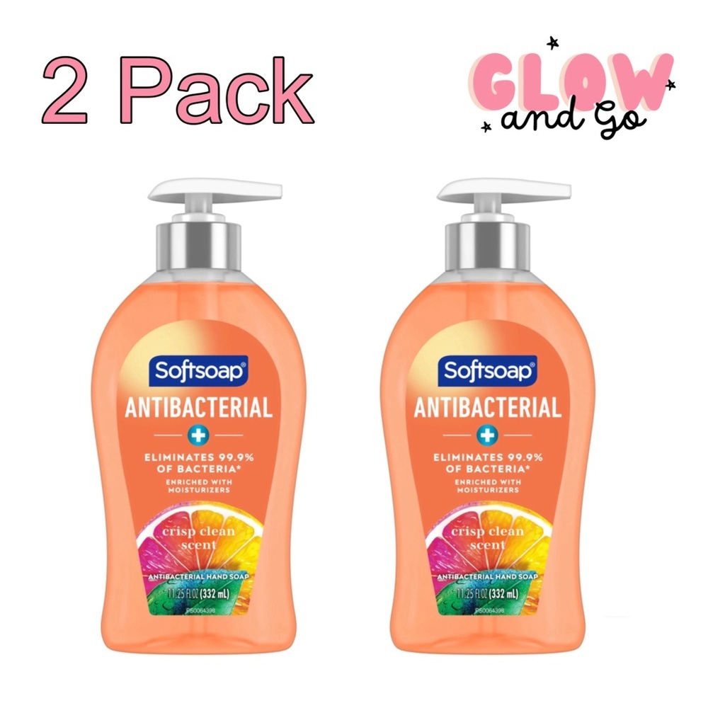2 Pack - Softsoap Antibacterial Liquid Hand Soap, Crisp Clean Scent, 11.25 oz